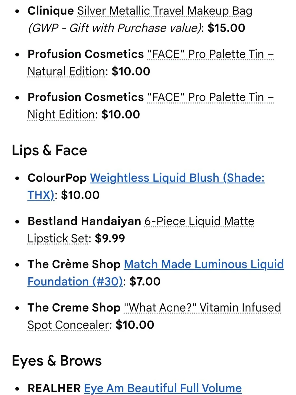 Mixed Makeup Bundle ultimate 17